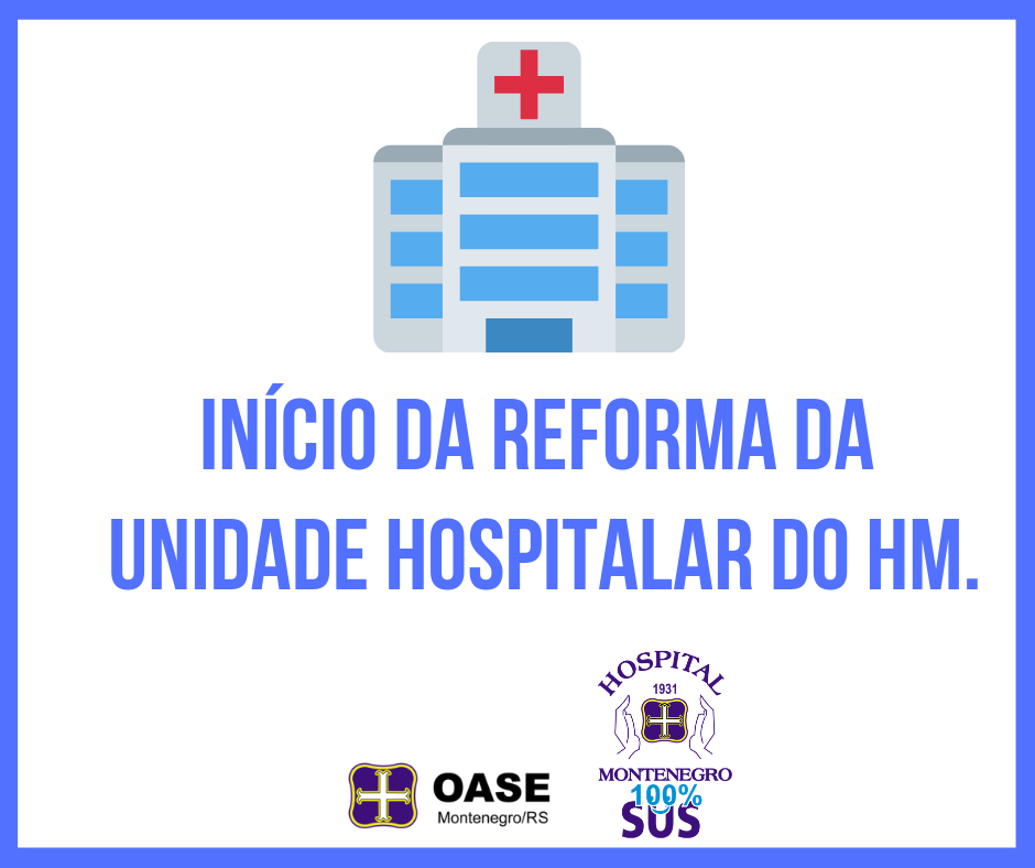 Read more about the article Início da reforma da Unidade Hospitalar do HM