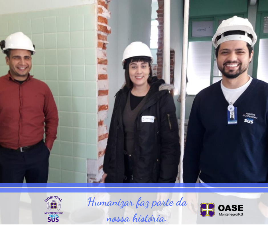 Read more about the article Vistoria da 1º CRS na obra em andamento na Unidade de Internação do HM