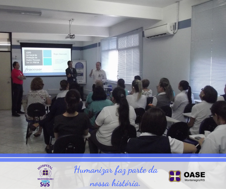 Read more about the article Colaboradores do HM participam de palestra sobre a Lei de Proteção de Dados