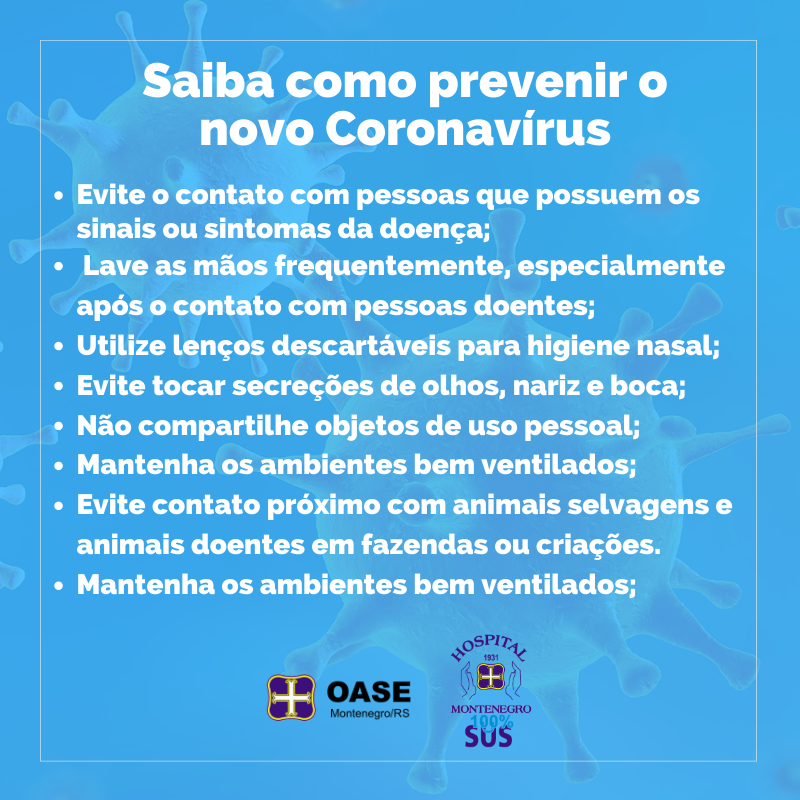 Read more about the article Saiba mais sobre o novo Coronavírus
