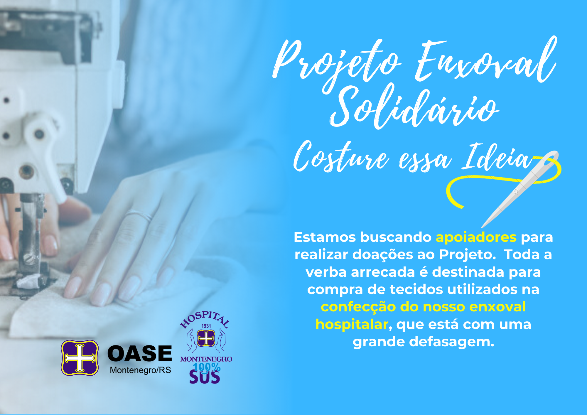 Read more about the article Contribua você também com o Projeto Enxoval Solidário do HM
