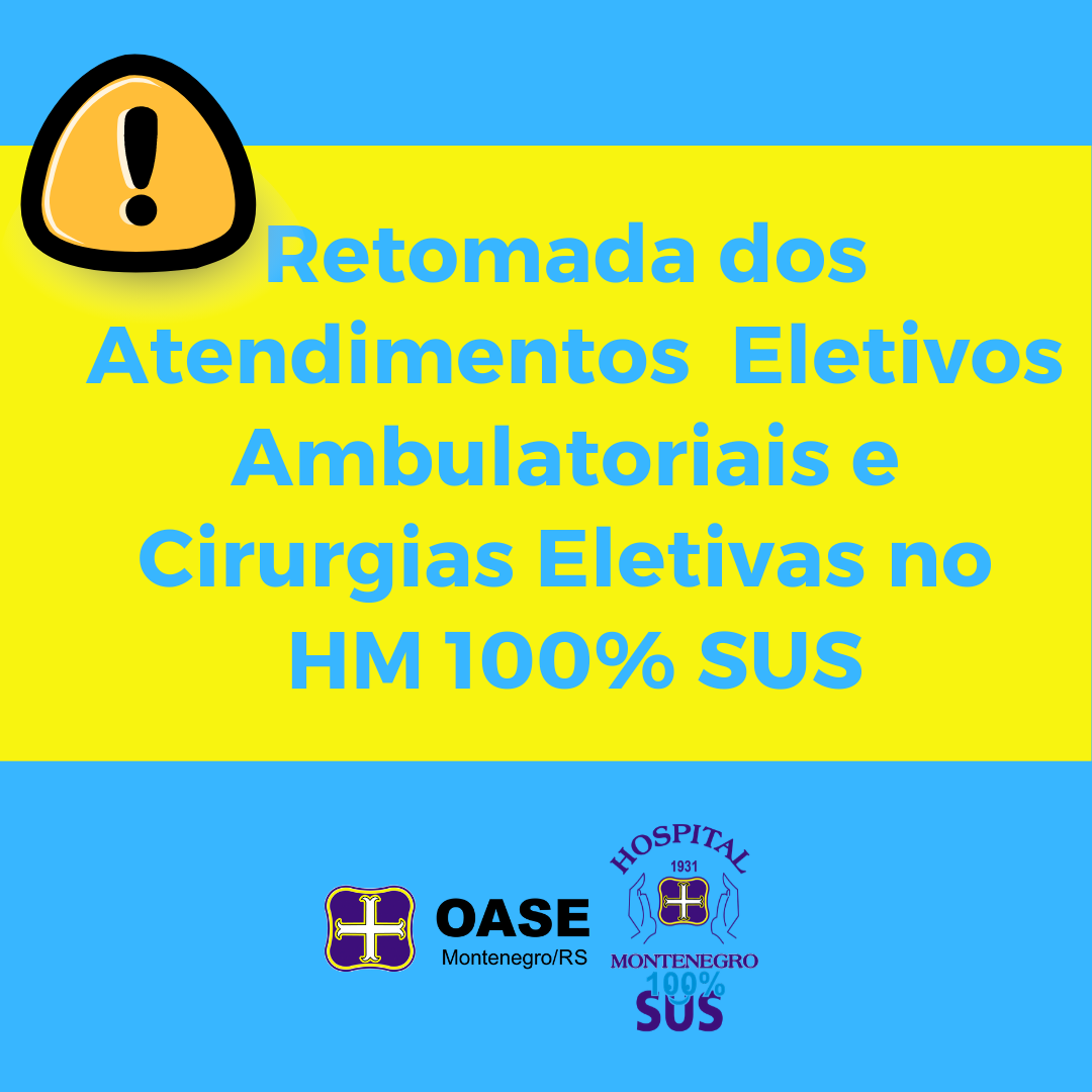 Read more about the article Retomada dos Atendimentos Eletivos Ambulatoriais e Cirurgias Eletivas no HM
