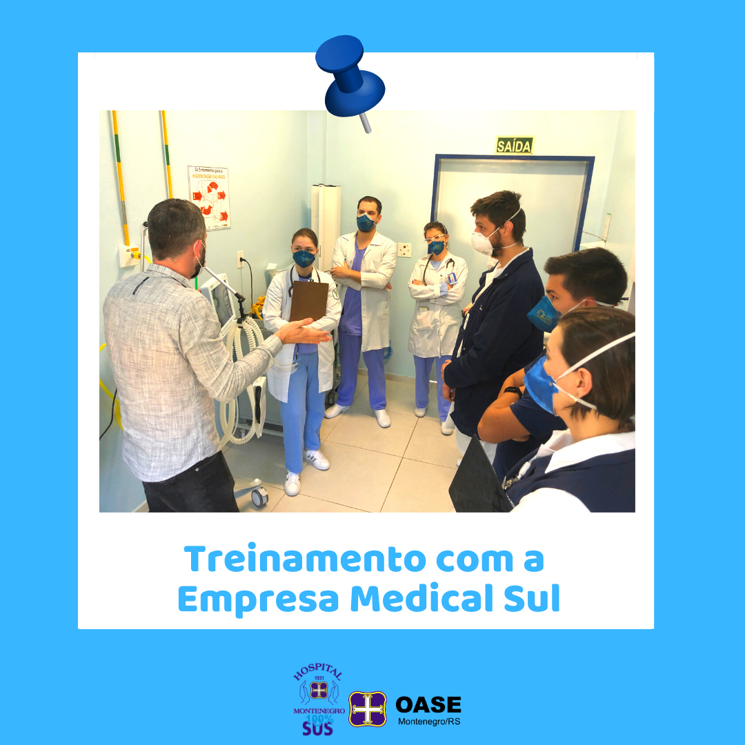 Read more about the article Fisioterapeutas do HM participam de treinamento sobre respiradores